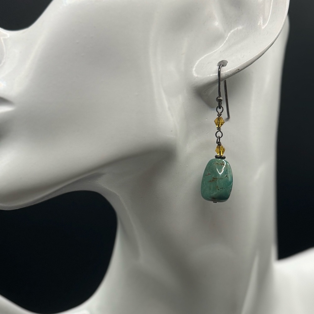 Silpada 925 Sterling Silver Turquoise Earrings